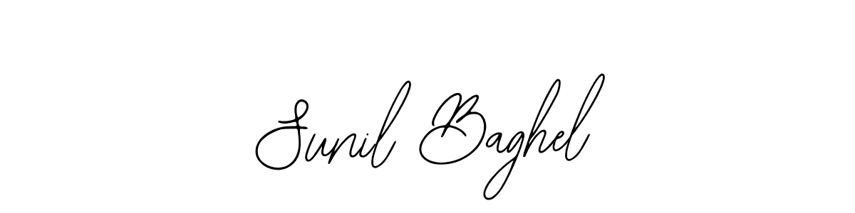 The best way (Bearetta-2O07w) to make a short signature is to pick only two or three words in your name. The name Sunil Baghel include a total of six letters. For converting this name. Sunil Baghel signature style 12 images and pictures png