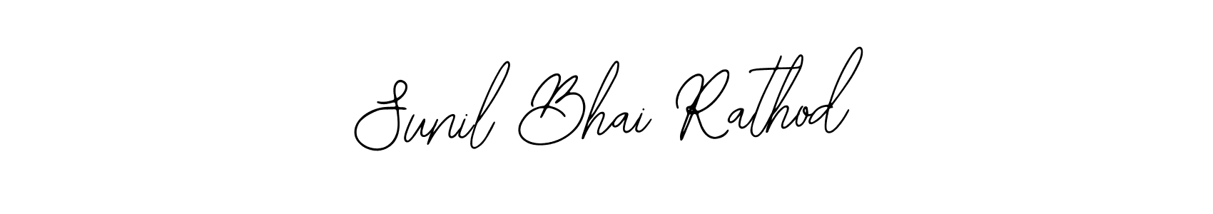 The best way (Bearetta-2O07w) to make a short signature is to pick only two or three words in your name. The name Sunil Bhai Rathod include a total of six letters. For converting this name. Sunil Bhai Rathod signature style 12 images and pictures png