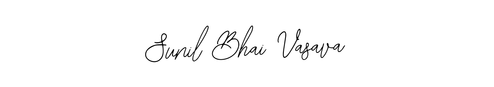 Create a beautiful signature design for name Sunil Bhai Vasava. With this signature (Bearetta-2O07w) fonts, you can make a handwritten signature for free. Sunil Bhai Vasava signature style 12 images and pictures png