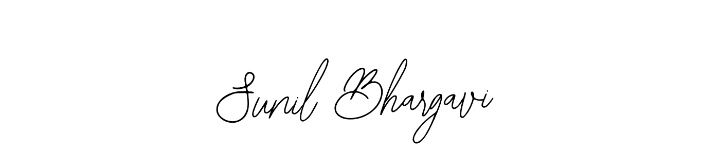 Make a beautiful signature design for name Sunil Bhargavi. With this signature (Bearetta-2O07w) style, you can create a handwritten signature for free. Sunil Bhargavi signature style 12 images and pictures png