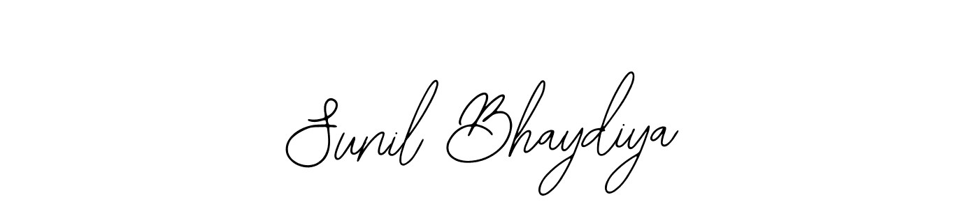 Sunil Bhaydiya stylish signature style. Best Handwritten Sign (Bearetta-2O07w) for my name. Handwritten Signature Collection Ideas for my name Sunil Bhaydiya. Sunil Bhaydiya signature style 12 images and pictures png