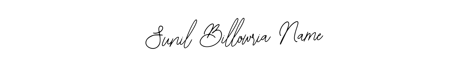Make a beautiful signature design for name Sunil Billowria Name. With this signature (Bearetta-2O07w) style, you can create a handwritten signature for free. Sunil Billowria Name signature style 12 images and pictures png
