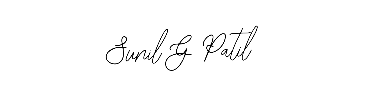 It looks lik you need a new signature style for name Sunil G Patil. Design unique handwritten (Bearetta-2O07w) signature with our free signature maker in just a few clicks. Sunil G Patil signature style 12 images and pictures png