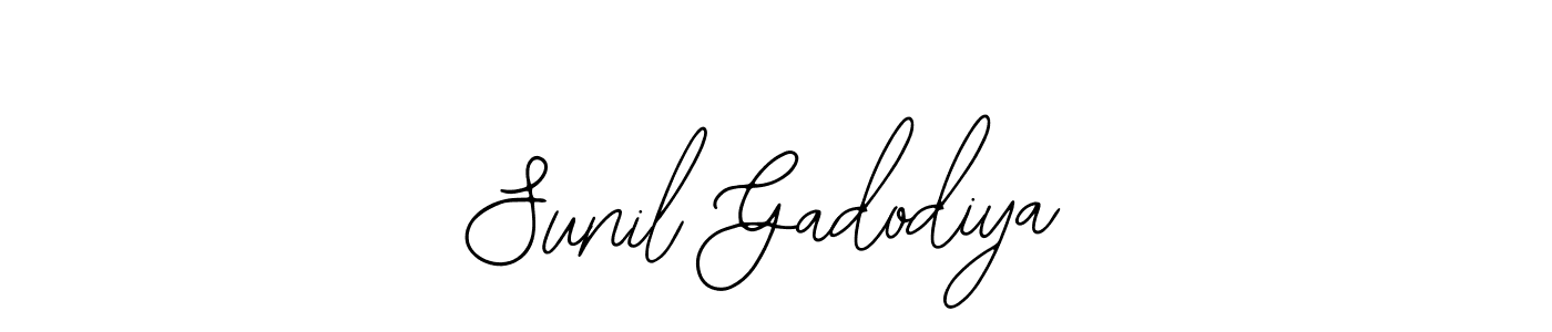 Create a beautiful signature design for name Sunil Gadodiya. With this signature (Bearetta-2O07w) fonts, you can make a handwritten signature for free. Sunil Gadodiya signature style 12 images and pictures png