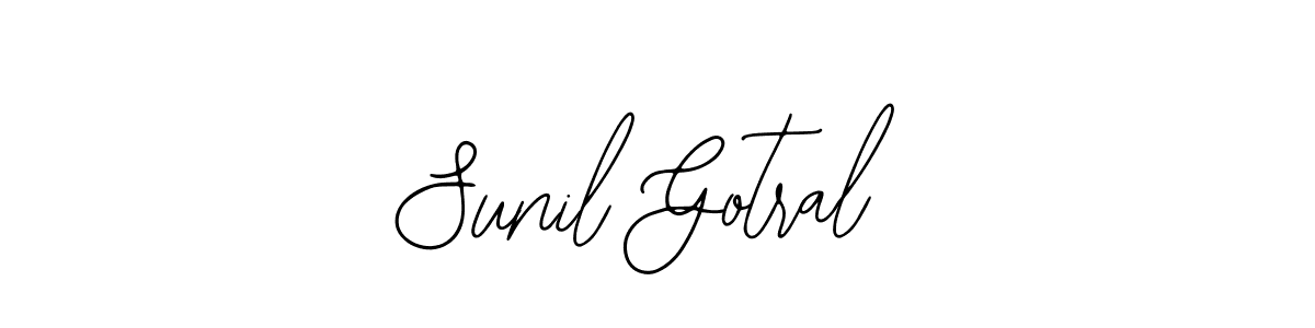 It looks lik you need a new signature style for name Sunil Gotral. Design unique handwritten (Bearetta-2O07w) signature with our free signature maker in just a few clicks. Sunil Gotral signature style 12 images and pictures png