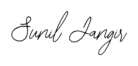 Personalize your online presence with Sunil Jangir signature rendered in elegant Bearetta-2O07w font. Great for website footers and blogs. Sunil Jangir signature style 12 images and pictures png
