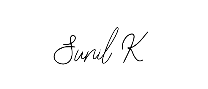 Make a beautiful signature design for name Sunil K. Use this online signature maker to create a handwritten signature for free. Sunil K signature style 12 images and pictures png