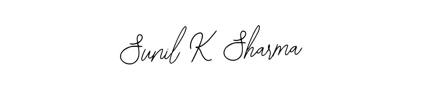You should practise on your own different ways (Bearetta-2O07w) to write your name (Sunil K Sharma) in signature. don't let someone else do it for you. Sunil K Sharma signature style 12 images and pictures png