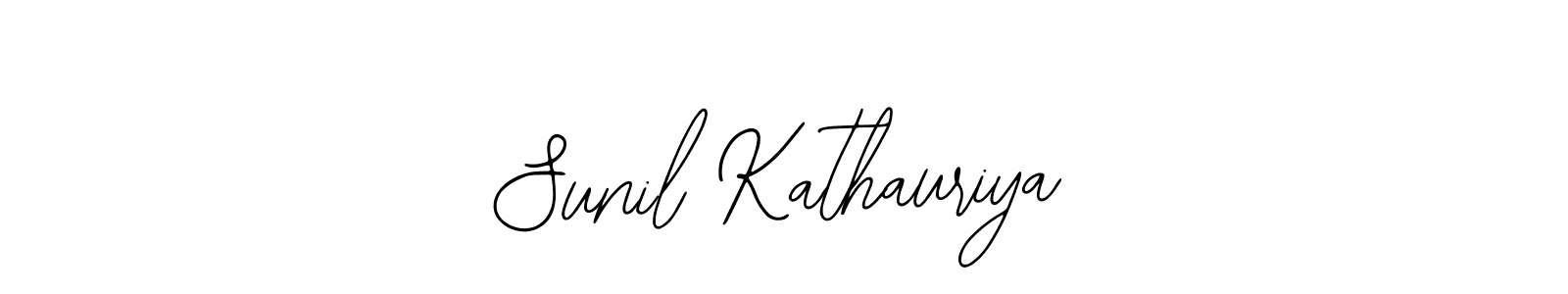How to make Sunil Kathauriya signature? Bearetta-2O07w is a professional autograph style. Create handwritten signature for Sunil Kathauriya name. Sunil Kathauriya signature style 12 images and pictures png