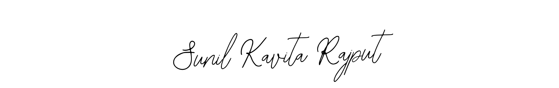 Also You can easily find your signature by using the search form. We will create Sunil Kavita Rajput name handwritten signature images for you free of cost using Bearetta-2O07w sign style. Sunil Kavita Rajput signature style 12 images and pictures png
