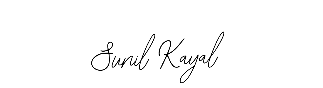 Use a signature maker to create a handwritten signature online. With this signature software, you can design (Bearetta-2O07w) your own signature for name Sunil Kayal. Sunil Kayal signature style 12 images and pictures png