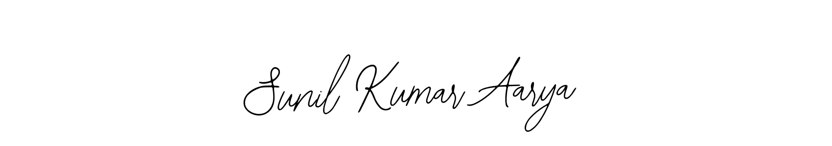 Also we have Sunil Kumar Aarya name is the best signature style. Create professional handwritten signature collection using Bearetta-2O07w autograph style. Sunil Kumar Aarya signature style 12 images and pictures png