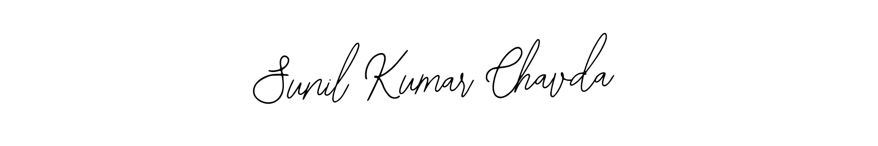 Create a beautiful signature design for name Sunil Kumar Chavda. With this signature (Bearetta-2O07w) fonts, you can make a handwritten signature for free. Sunil Kumar Chavda signature style 12 images and pictures png