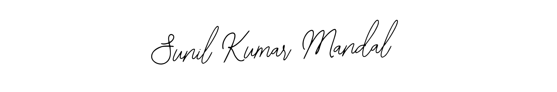 You should practise on your own different ways (Bearetta-2O07w) to write your name (Sunil Kumar Mandal) in signature. don't let someone else do it for you. Sunil Kumar Mandal signature style 12 images and pictures png