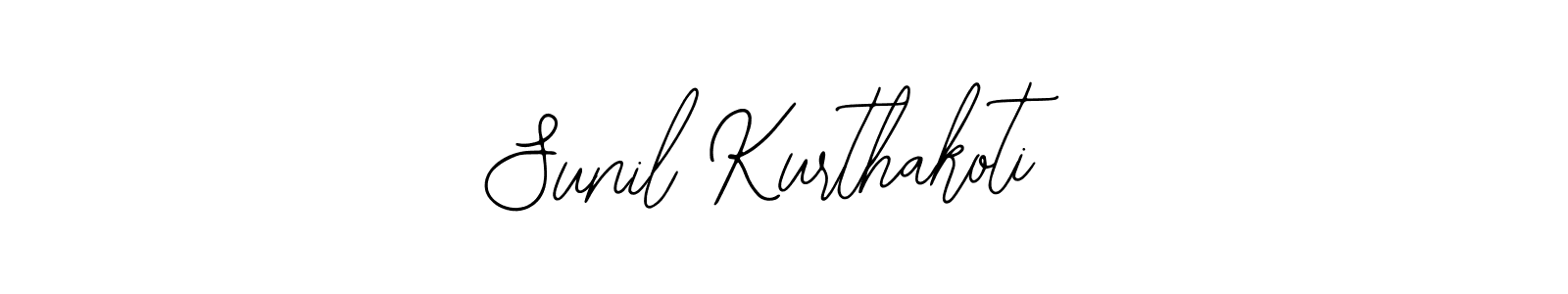 Use a signature maker to create a handwritten signature online. With this signature software, you can design (Bearetta-2O07w) your own signature for name Sunil Kurthakoti. Sunil Kurthakoti signature style 12 images and pictures png