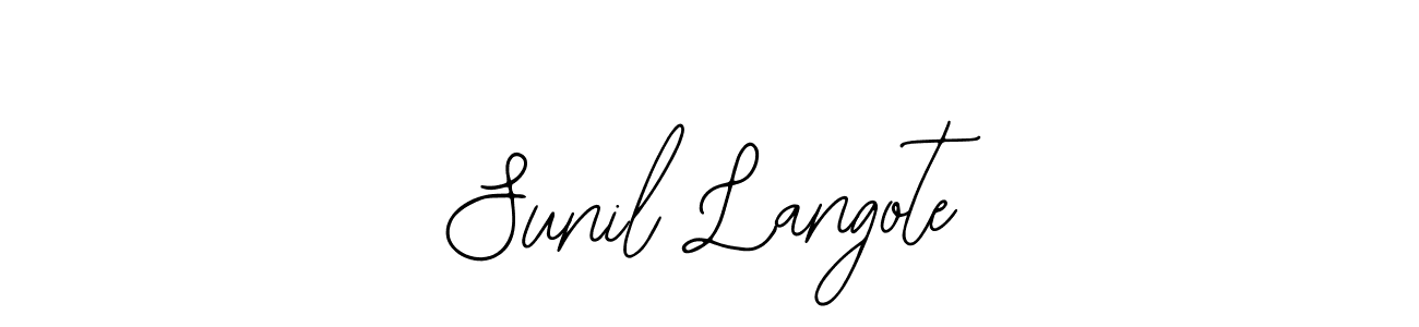 Also we have Sunil Langote name is the best signature style. Create professional handwritten signature collection using Bearetta-2O07w autograph style. Sunil Langote signature style 12 images and pictures png