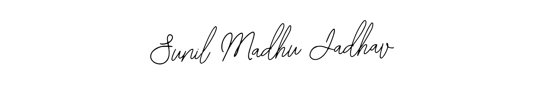 This is the best signature style for the Sunil Madhu Jadhav name. Also you like these signature font (Bearetta-2O07w). Mix name signature. Sunil Madhu Jadhav signature style 12 images and pictures png