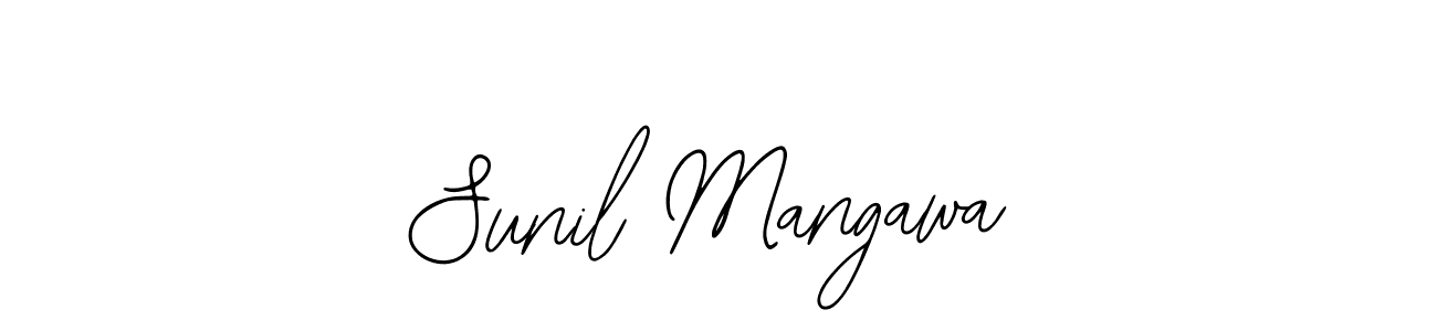 Sunil Mangawa stylish signature style. Best Handwritten Sign (Bearetta-2O07w) for my name. Handwritten Signature Collection Ideas for my name Sunil Mangawa. Sunil Mangawa signature style 12 images and pictures png