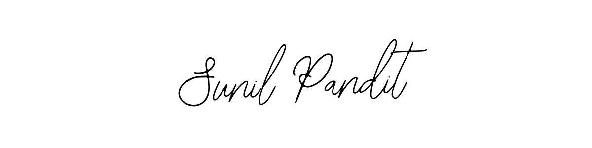 Make a beautiful signature design for name Sunil Pandit. With this signature (Bearetta-2O07w) style, you can create a handwritten signature for free. Sunil Pandit signature style 12 images and pictures png