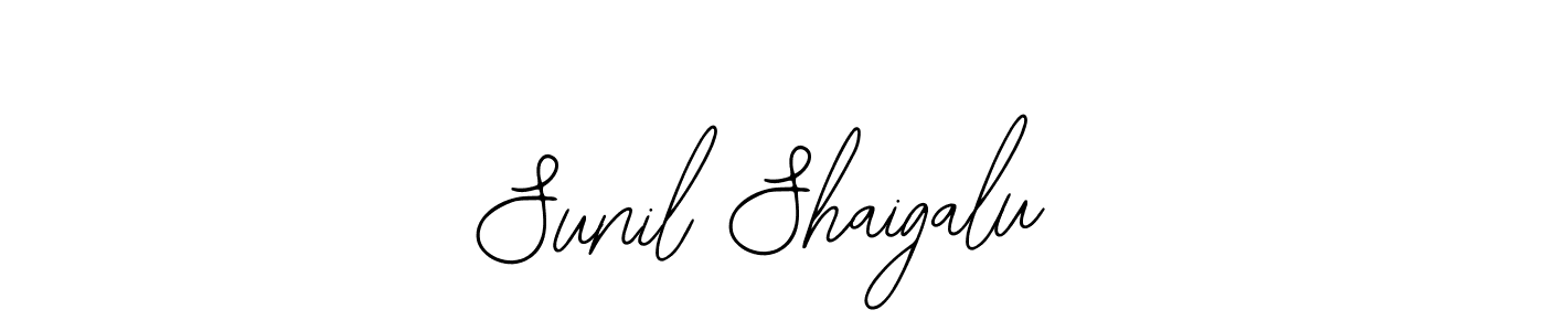 The best way (Bearetta-2O07w) to make a short signature is to pick only two or three words in your name. The name Sunil Shaigalu include a total of six letters. For converting this name. Sunil Shaigalu signature style 12 images and pictures png