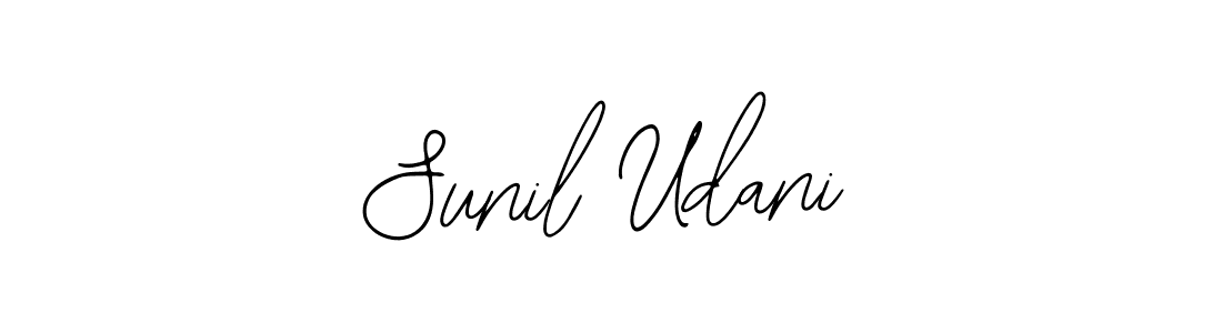 Sunil Udani stylish signature style. Best Handwritten Sign (Bearetta-2O07w) for my name. Handwritten Signature Collection Ideas for my name Sunil Udani. Sunil Udani signature style 12 images and pictures png