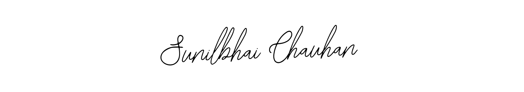 How to make Sunilbhai Chauhan signature? Bearetta-2O07w is a professional autograph style. Create handwritten signature for Sunilbhai Chauhan name. Sunilbhai Chauhan signature style 12 images and pictures png