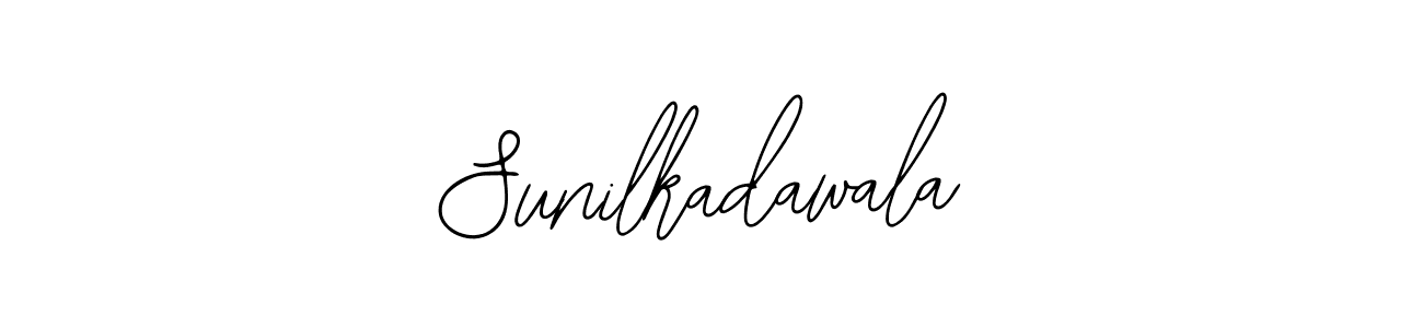 You should practise on your own different ways (Bearetta-2O07w) to write your name (Sunilkadawala) in signature. don't let someone else do it for you. Sunilkadawala signature style 12 images and pictures png