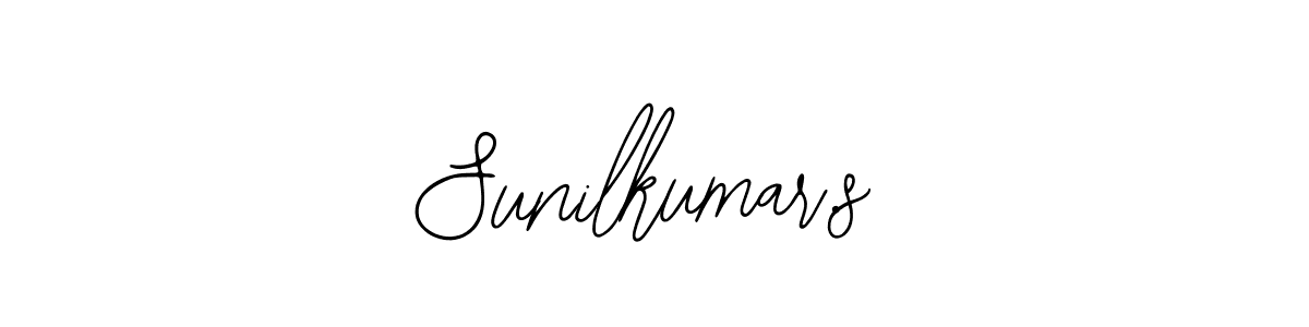 How to make Sunilkumar.s name signature. Use Bearetta-2O07w style for creating short signs online. This is the latest handwritten sign. Sunilkumar.s signature style 12 images and pictures png