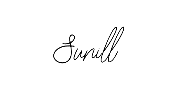 How to make Sunill signature? Bearetta-2O07w is a professional autograph style. Create handwritten signature for Sunill name. Sunill signature style 12 images and pictures png