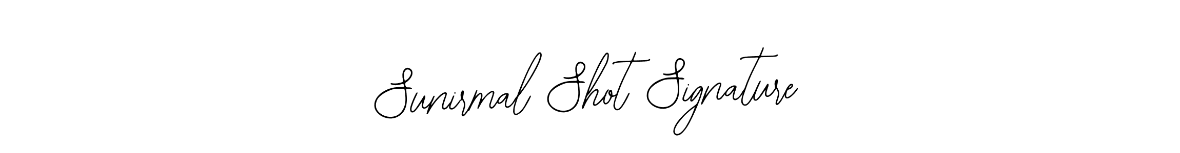 Similarly Bearetta-2O07w is the best handwritten signature design. Signature creator online .You can use it as an online autograph creator for name Sunirmal Shot Signature. Sunirmal Shot Signature signature style 12 images and pictures png