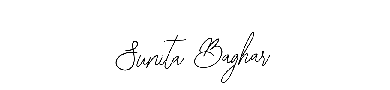 Also You can easily find your signature by using the search form. We will create Sunita Baghar name handwritten signature images for you free of cost using Bearetta-2O07w sign style. Sunita Baghar signature style 12 images and pictures png