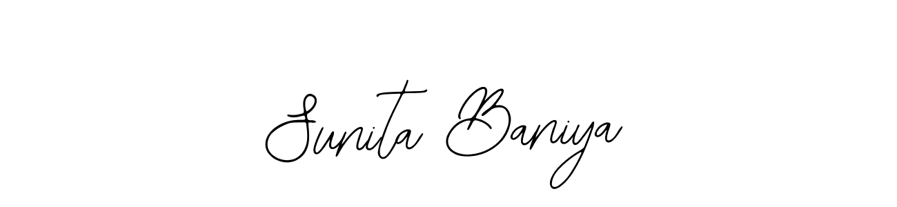 Once you've used our free online signature maker to create your best signature Bearetta-2O07w style, it's time to enjoy all of the benefits that Sunita Baniya name signing documents. Sunita Baniya signature style 12 images and pictures png