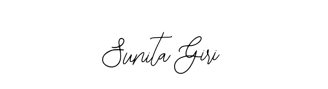 How to make Sunita Giri name signature. Use Bearetta-2O07w style for creating short signs online. This is the latest handwritten sign. Sunita Giri signature style 12 images and pictures png