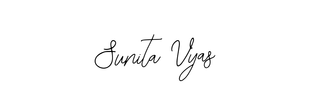 Use a signature maker to create a handwritten signature online. With this signature software, you can design (Bearetta-2O07w) your own signature for name Sunita Vyas. Sunita Vyas signature style 12 images and pictures png