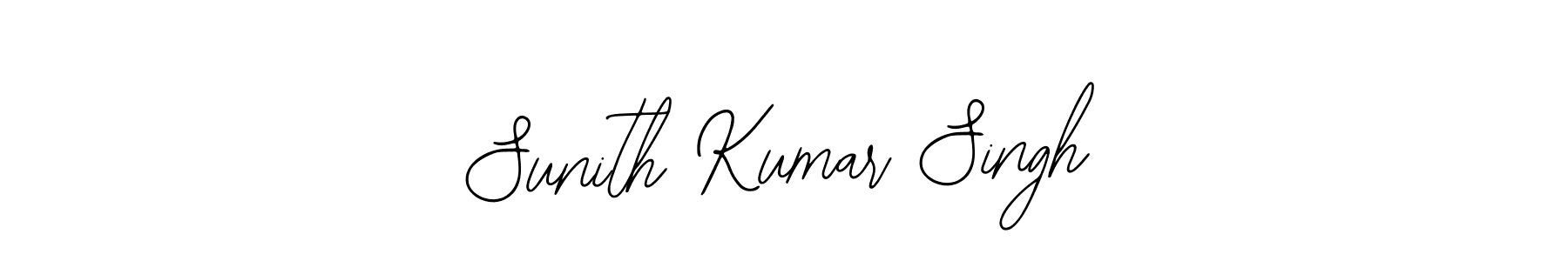 Use a signature maker to create a handwritten signature online. With this signature software, you can design (Bearetta-2O07w) your own signature for name Sunith Kumar Singh. Sunith Kumar Singh signature style 12 images and pictures png