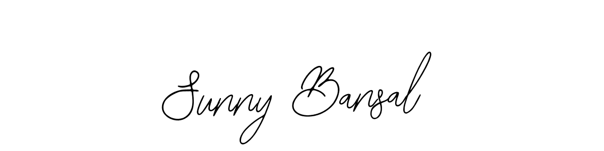 How to make Sunny Bansal name signature. Use Bearetta-2O07w style for creating short signs online. This is the latest handwritten sign. Sunny Bansal signature style 12 images and pictures png