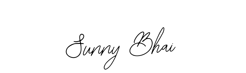 How to make Sunny Bhai signature? Bearetta-2O07w is a professional autograph style. Create handwritten signature for Sunny Bhai name. Sunny Bhai signature style 12 images and pictures png