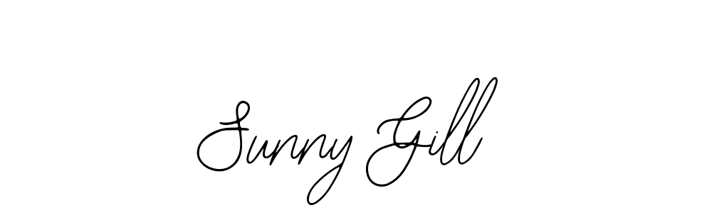 Use a signature maker to create a handwritten signature online. With this signature software, you can design (Bearetta-2O07w) your own signature for name Sunny Gill. Sunny Gill signature style 12 images and pictures png