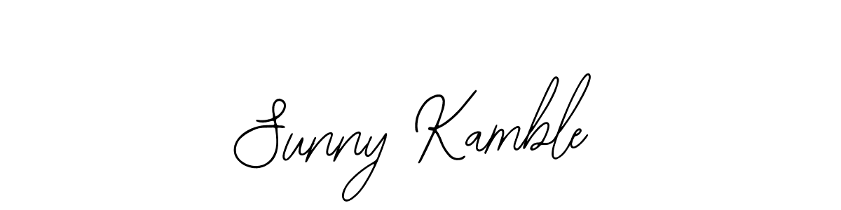 Create a beautiful signature design for name Sunny Kamble. With this signature (Bearetta-2O07w) fonts, you can make a handwritten signature for free. Sunny Kamble signature style 12 images and pictures png