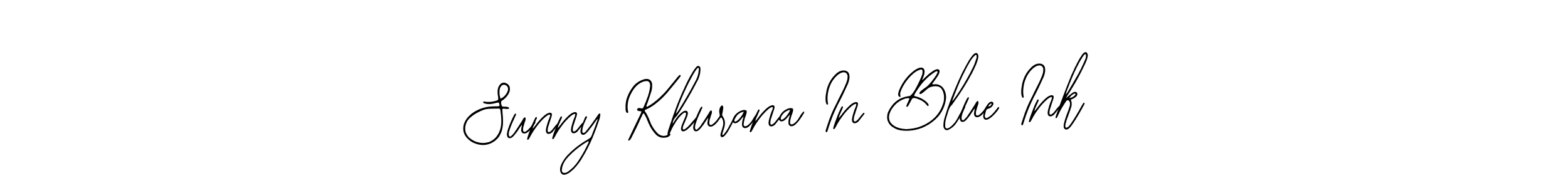 How to make Sunny Khurana In Blue Ink name signature. Use Bearetta-2O07w style for creating short signs online. This is the latest handwritten sign. Sunny Khurana In Blue Ink signature style 12 images and pictures png