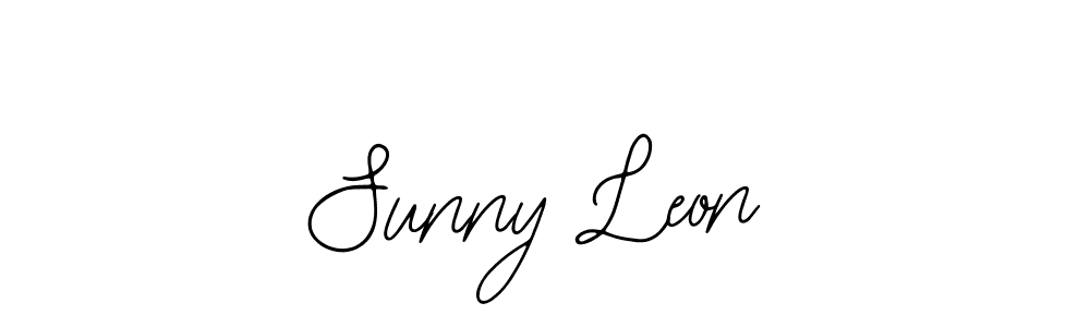 Use a signature maker to create a handwritten signature online. With this signature software, you can design (Bearetta-2O07w) your own signature for name Sunny Leon. Sunny Leon signature style 12 images and pictures png