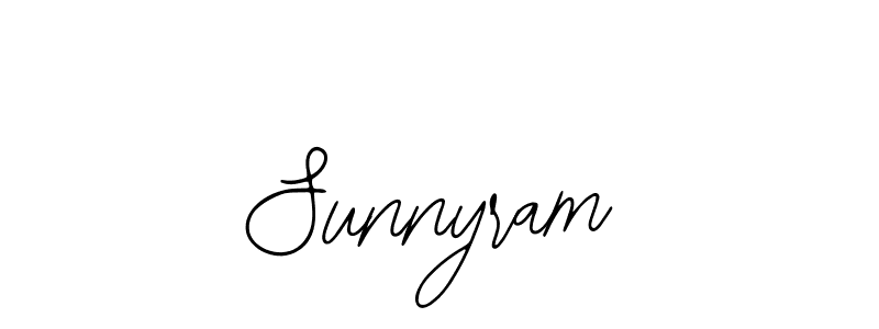 Sunnyram stylish signature style. Best Handwritten Sign (Bearetta-2O07w) for my name. Handwritten Signature Collection Ideas for my name Sunnyram. Sunnyram signature style 12 images and pictures png