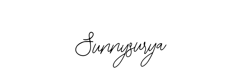 How to Draw Sunnysurya signature style? Bearetta-2O07w is a latest design signature styles for name Sunnysurya. Sunnysurya signature style 12 images and pictures png