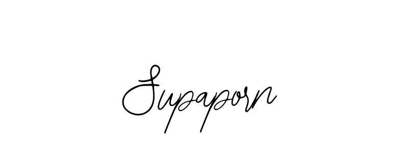 How to make Supaporn name signature. Use Bearetta-2O07w style for creating short signs online. This is the latest handwritten sign. Supaporn signature style 12 images and pictures png