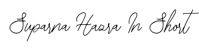 Suparna Hazra In Short stylish signature style. Best Handwritten Sign (Bearetta-2O07w) for my name. Handwritten Signature Collection Ideas for my name Suparna Hazra In Short. Suparna Hazra In Short signature style 12 images and pictures png