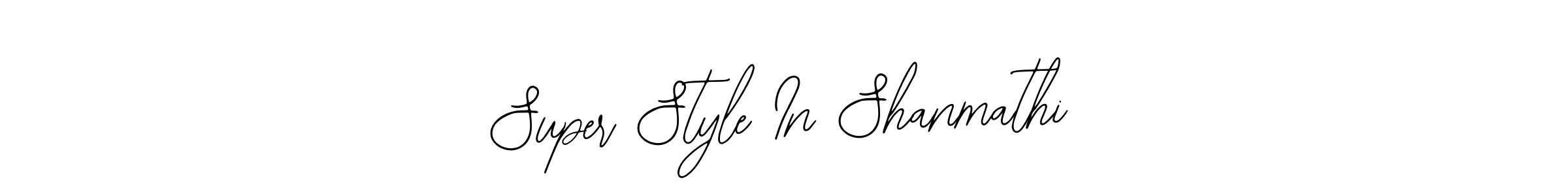 Use a signature maker to create a handwritten signature online. With this signature software, you can design (Bearetta-2O07w) your own signature for name Super Style In Shanmathi. Super Style In Shanmathi signature style 12 images and pictures png