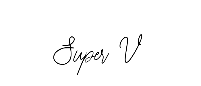 Also we have Super V name is the best signature style. Create professional handwritten signature collection using Bearetta-2O07w autograph style. Super V signature style 12 images and pictures png