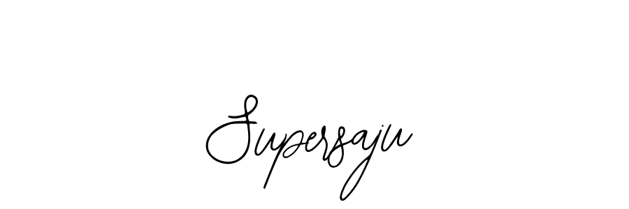 Design your own signature with our free online signature maker. With this signature software, you can create a handwritten (Bearetta-2O07w) signature for name Supersaju. Supersaju signature style 12 images and pictures png