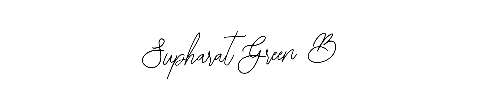 Make a short Supharat Green B signature style. Manage your documents anywhere anytime using Bearetta-2O07w. Create and add eSignatures, submit forms, share and send files easily. Supharat Green B signature style 12 images and pictures png