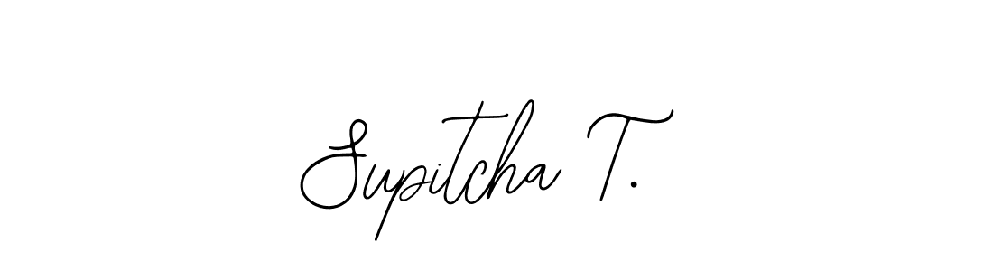 Make a beautiful signature design for name Supitcha T.. Use this online signature maker to create a handwritten signature for free. Supitcha T. signature style 12 images and pictures png